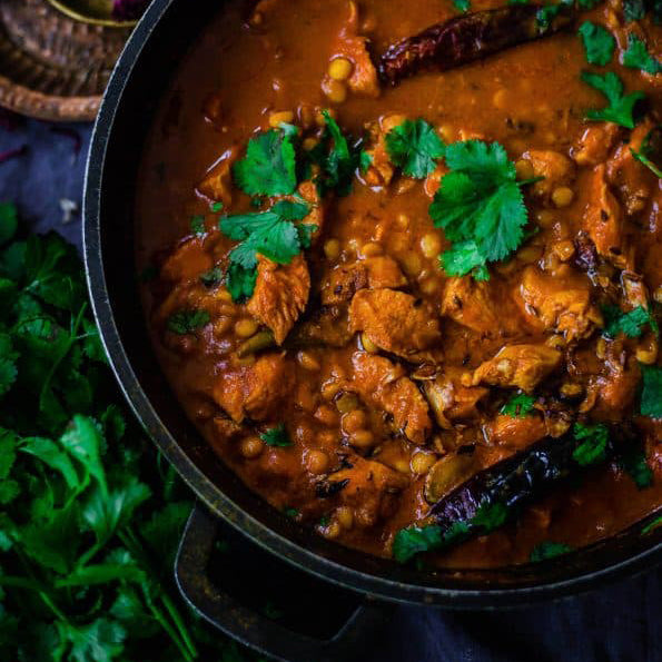 Daal Channa Gosht (Mutton) - Split Chickpea Curry