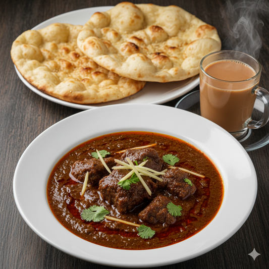 Beef Nihari With 2 Naan + Tea