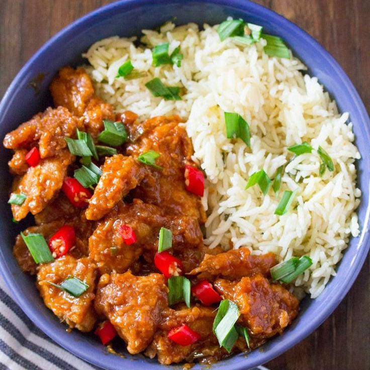 Spicy Chicken Manchurian Bowl