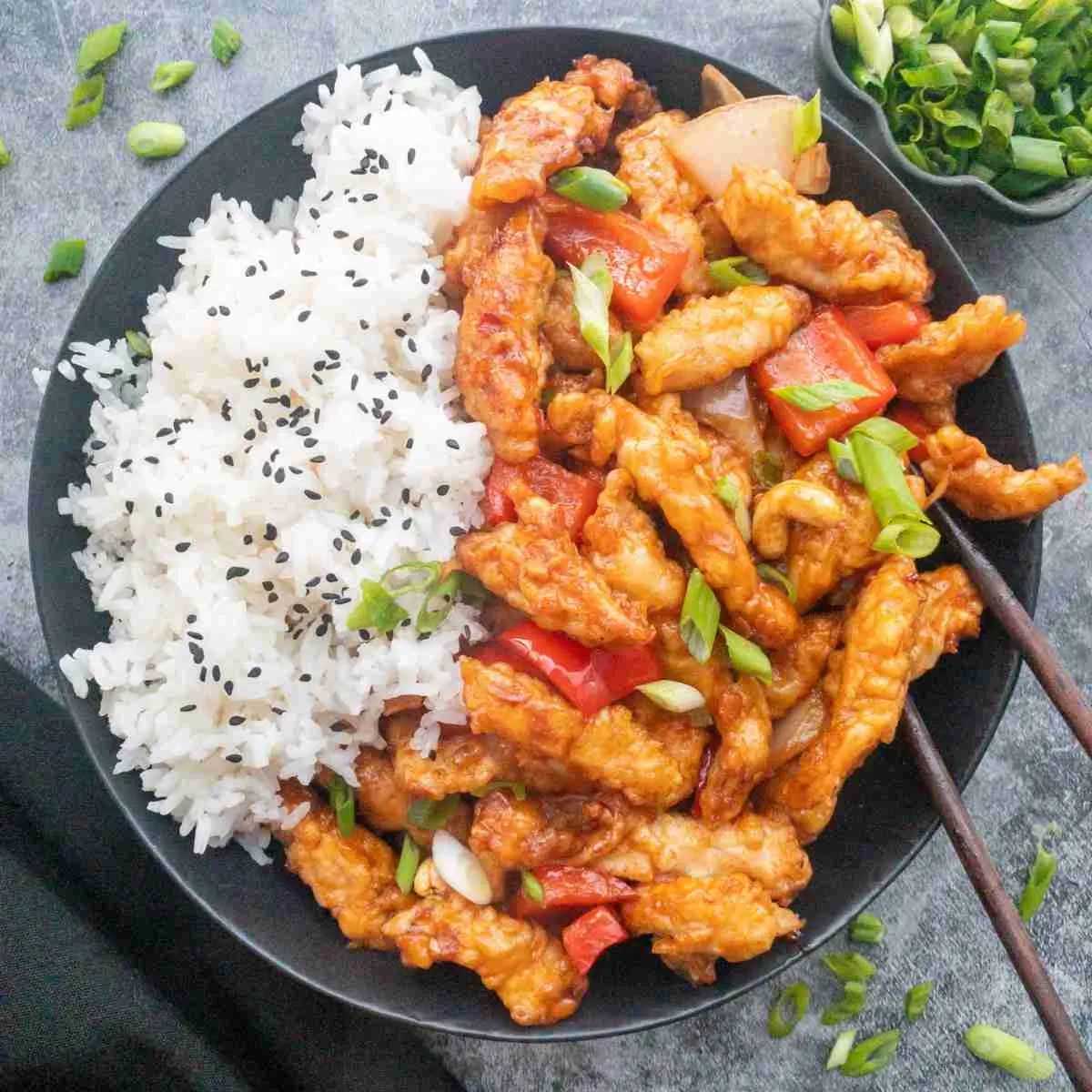 Crispy Dragon Chicken Bowl